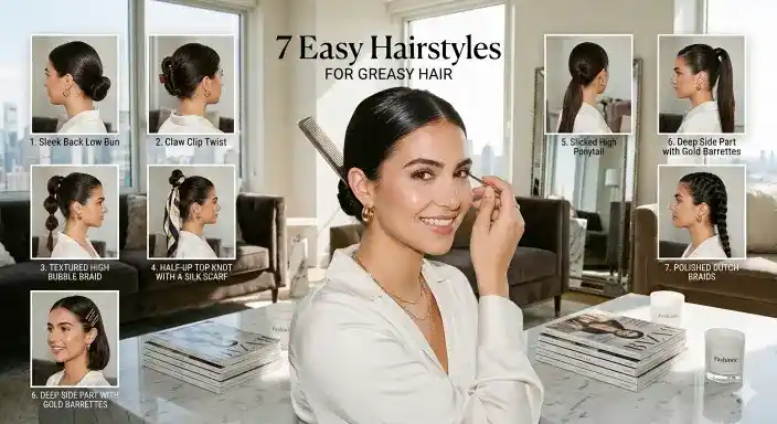 7 Easy Hairstyles for Greasy Hair Days