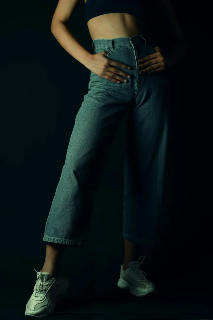 high waist tailoured trouser
