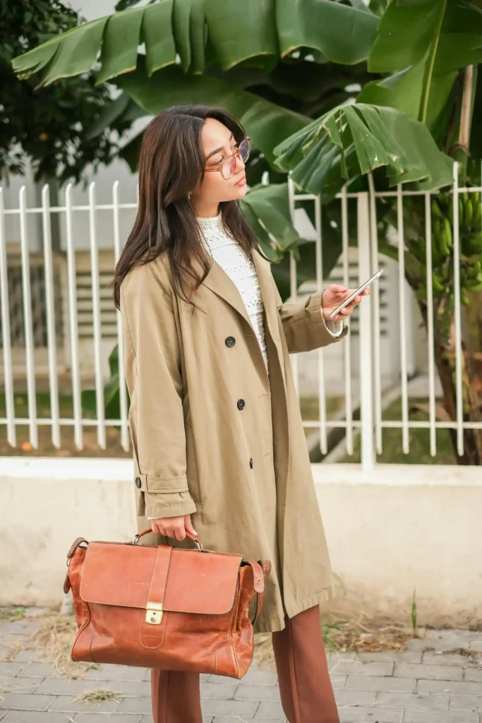 . Slip Skirt & Oversized coat