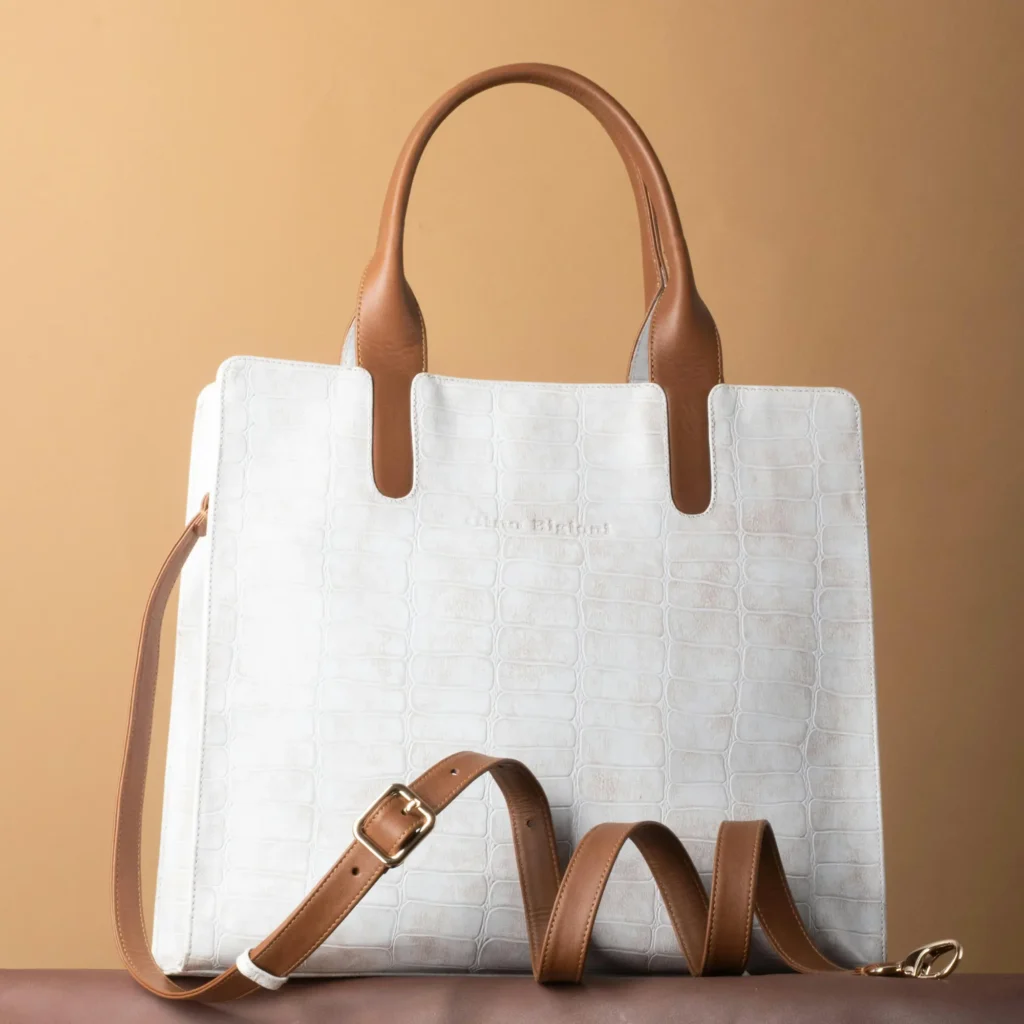 leather handbag