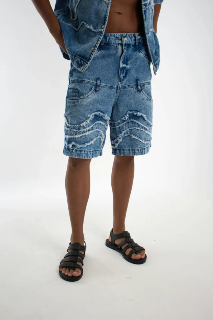 classic denim shorts