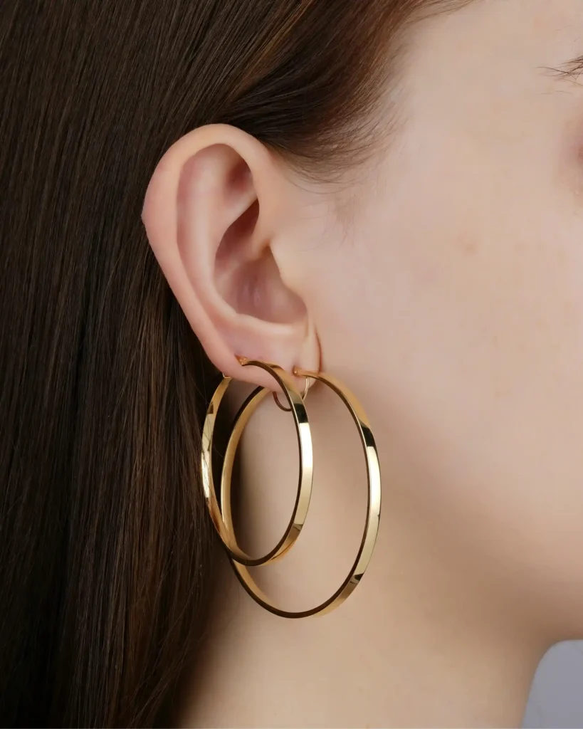 gold earing