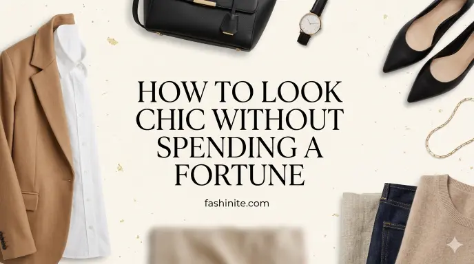 how to look chic without spending a fortune