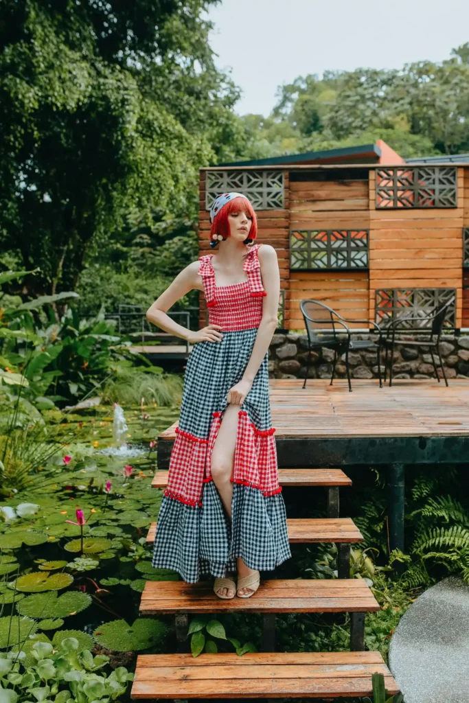 Modern Tiered Maxi