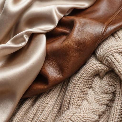 Textural Contrast: Silk, Leather, and Knitwear