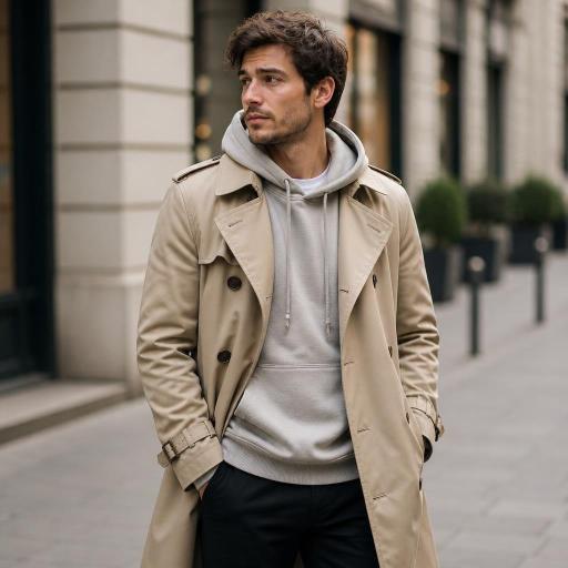 Trench and Hoodie Combo