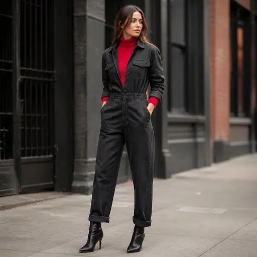 The Utility Jumpsuit and Turtleneck