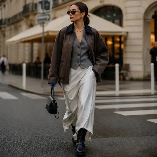 Pinterest-Worthy Street Style Ideas: The best 2026 Visual Masterclass The Techwear Maverick (High-Waisted Cargoes + Sleek Mock-Knit)