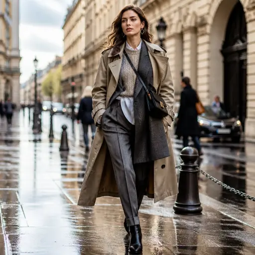 The Triple-Denim Duster Matrix (Button-Down + Denim Jacket + Wool Coat)