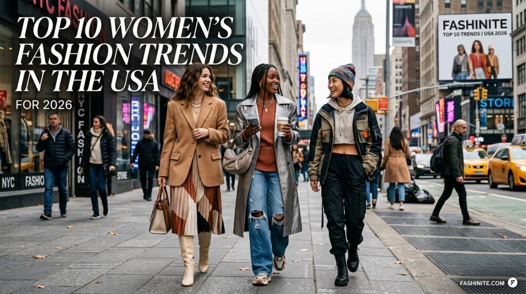 Top 10 Women's Fashion Trends in the USA for 2026 Top 10 Women's Fashion Trends in the USA for 2026
