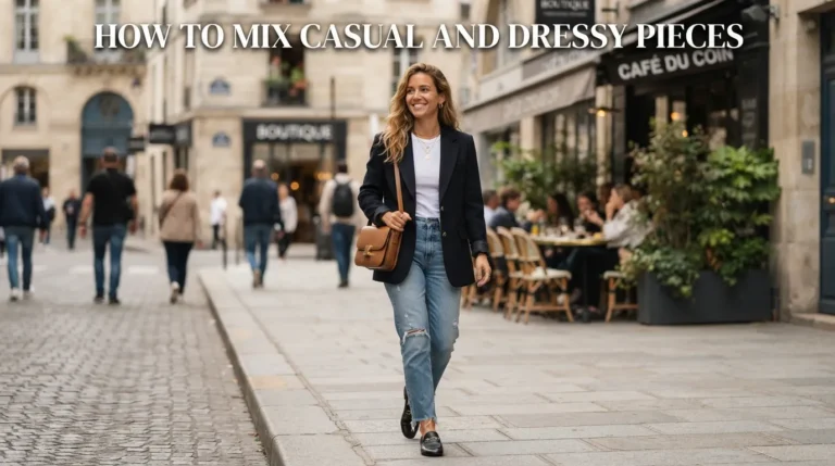 How to Mix Casual and Dressy Pieces