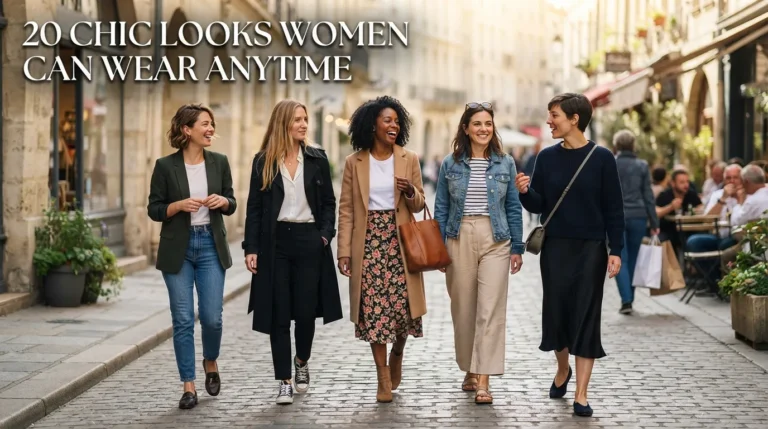 20 Chic Looks Women Can Wear Anytime