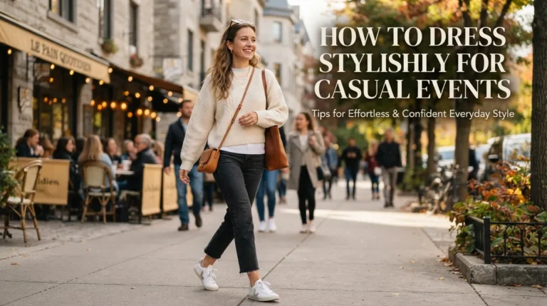 How to Dress Stylishly for Casual Events