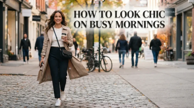 How to Look Chic on Busy Mornings