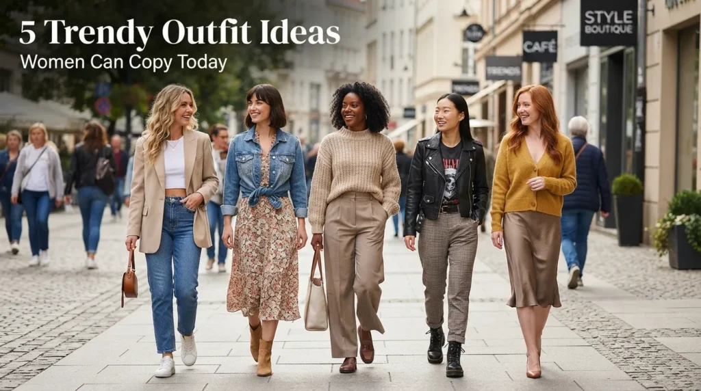 5 Trendy Outfit Ideas Women Can Copy Today