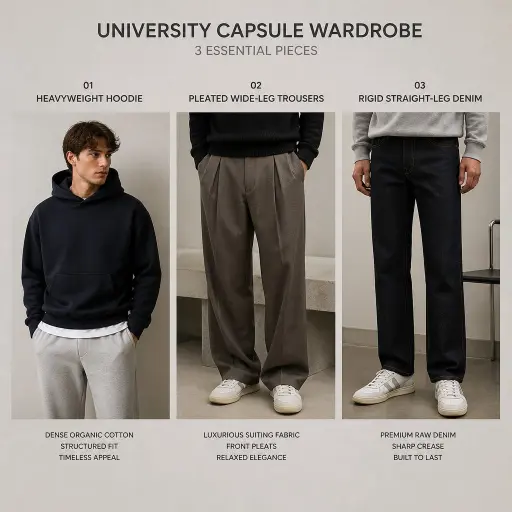 Essential Wardrobe Pillars for the University Capsule