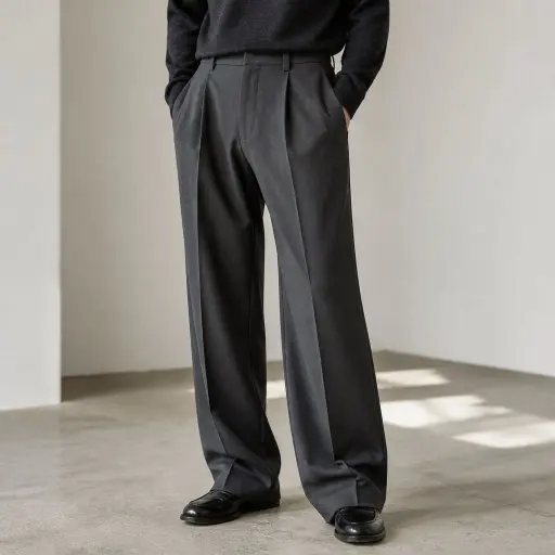 10 Summer Wardrobe Essentials for Women: The Luxury Minimalist Guide 3. The Relaxed Tailored Wide-Leg Trouser