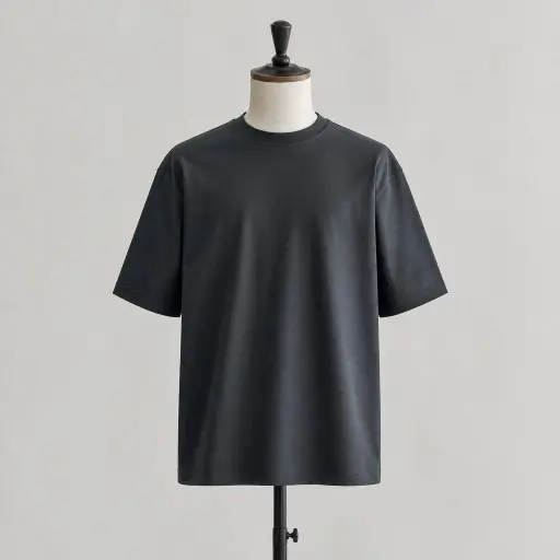 15 Wardrobe Essentials Women Can’t Ignore: The Ultimate Luxury Capsule 6. The Heavyweight Cotton Crewneck T-Shirt