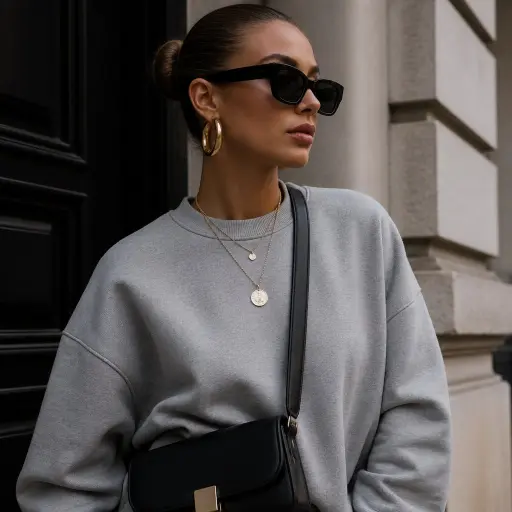 How to Layer Accessories Without Overdoing It: #1 The Minimalist Rules 1. The Elevated Off-Duty Frame