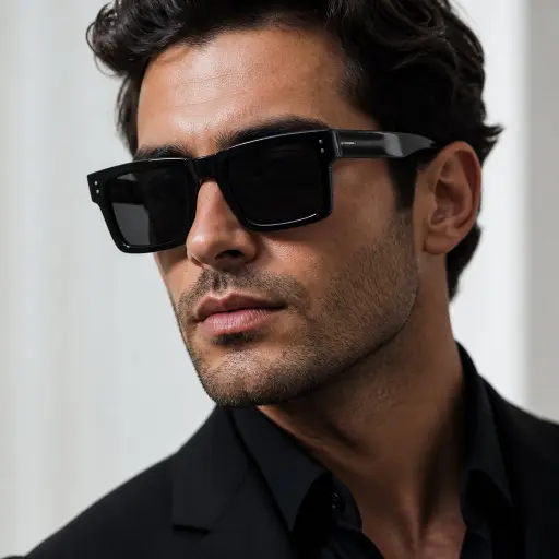 2. Thick Boxy Acetate Sunglasses