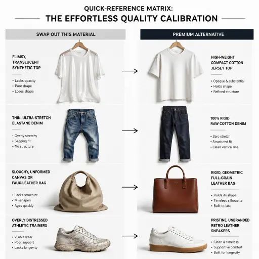 Quick-Reference Matrix: The Effortless Quality Calibration
