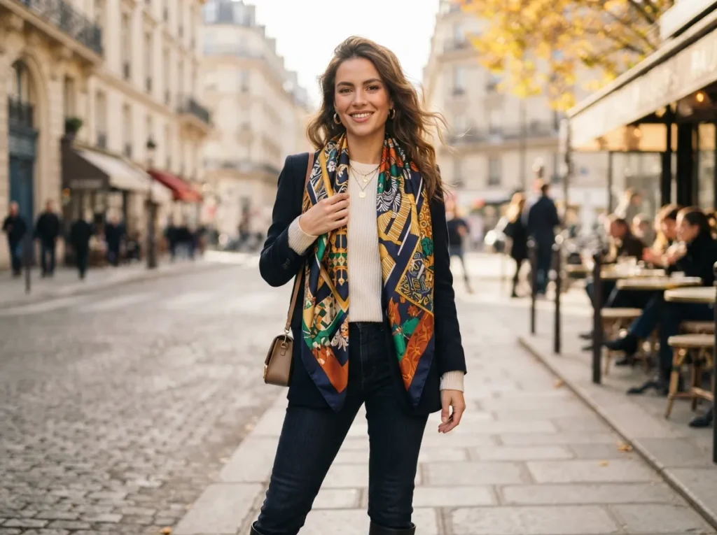 Bold Patterned Scarves