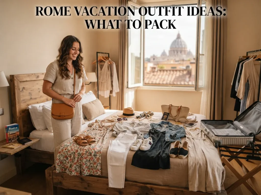 Rome Vacation Outfit Ideas