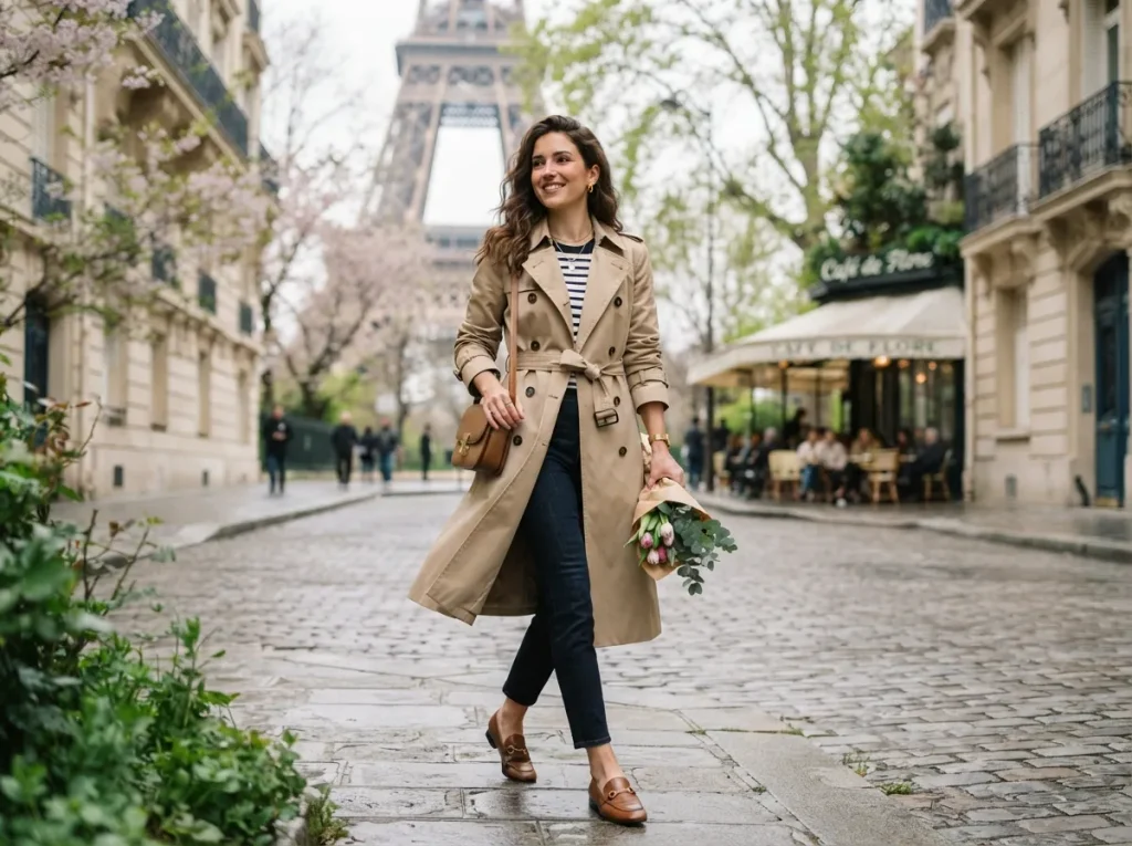 The Classic Spring Trench Coat Look