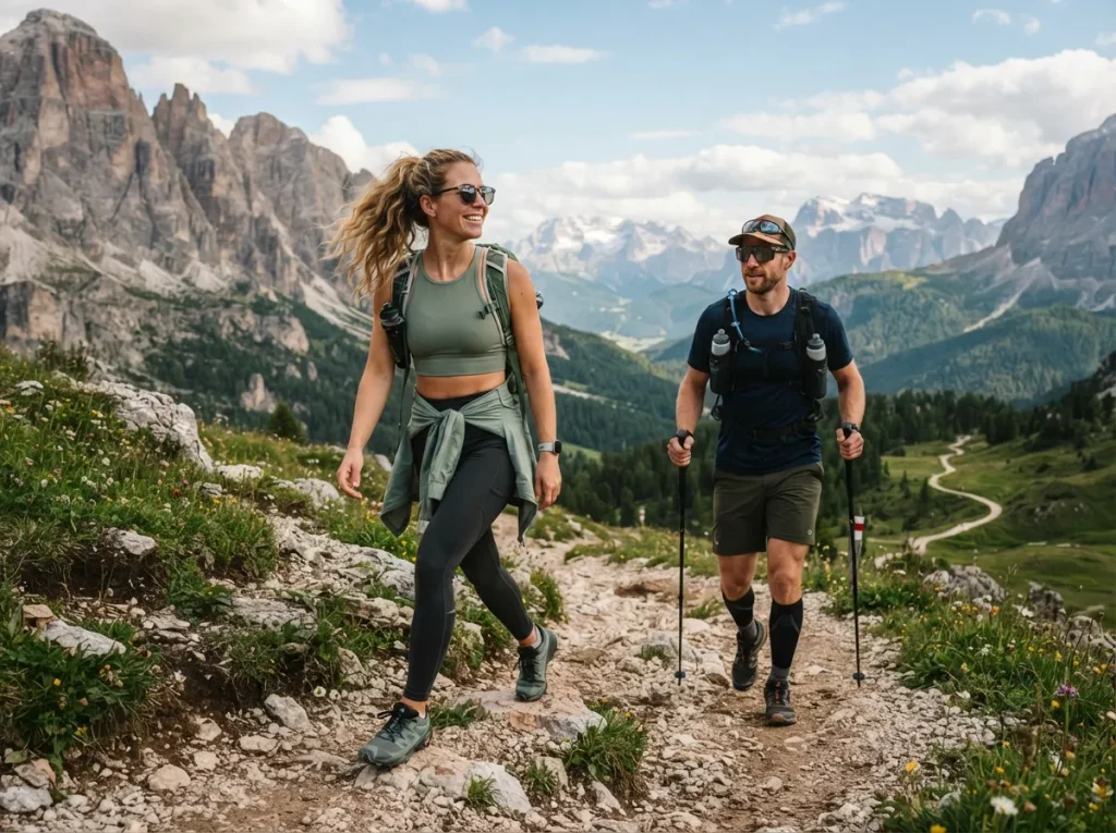 Sporty Athleisure for Hiking Trips