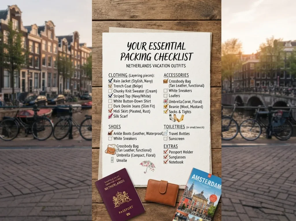 Netherlands Vacation Outfit Ideas Your Essential Packing Checklist