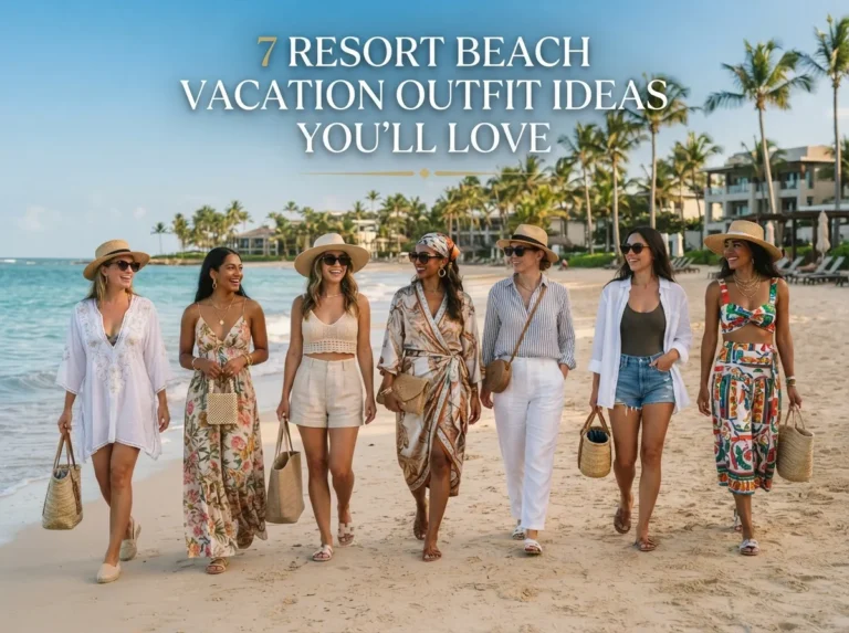 7 Resort Beach Vacation Outfit Ideas