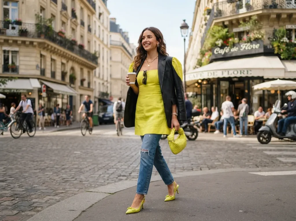 Pops of Acid Yellow
