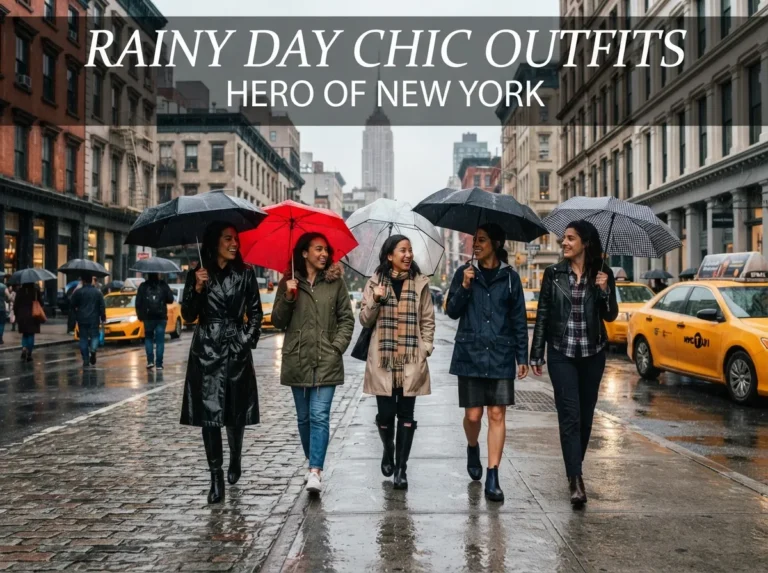 5 Rainy Day Chic Outfits