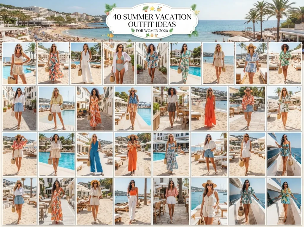 40 Summer Vacation Outfit Ideas for Women in 2026 40 Summer Vacation Outfit Ideas
