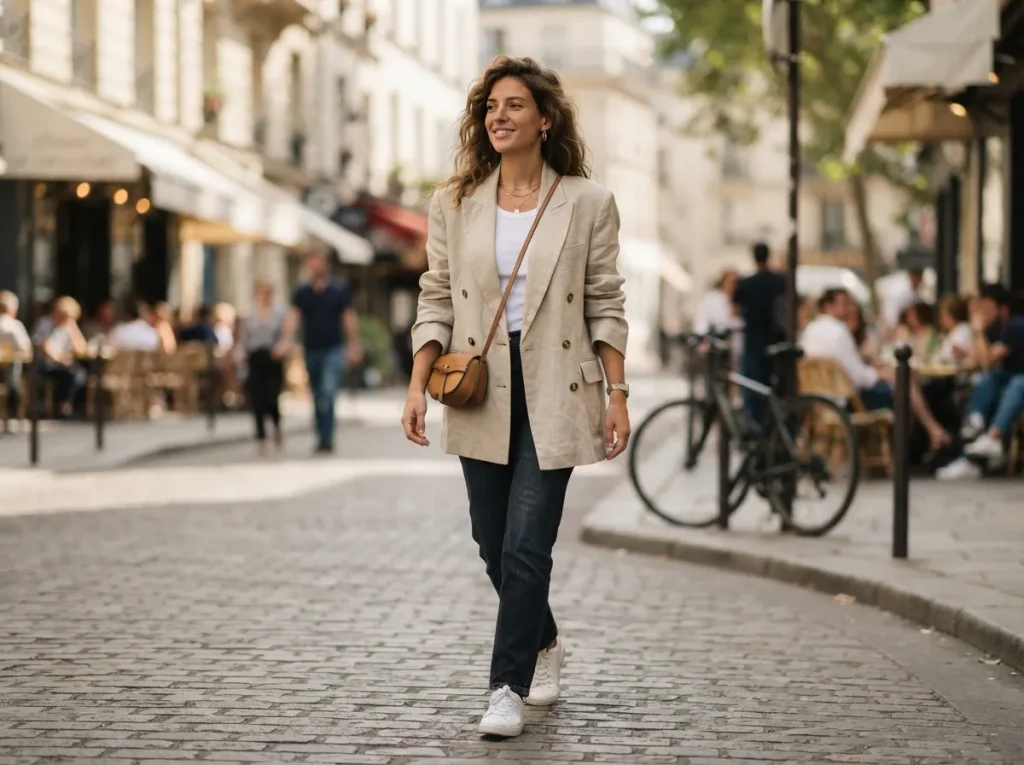 Oversized Linen Blazers
