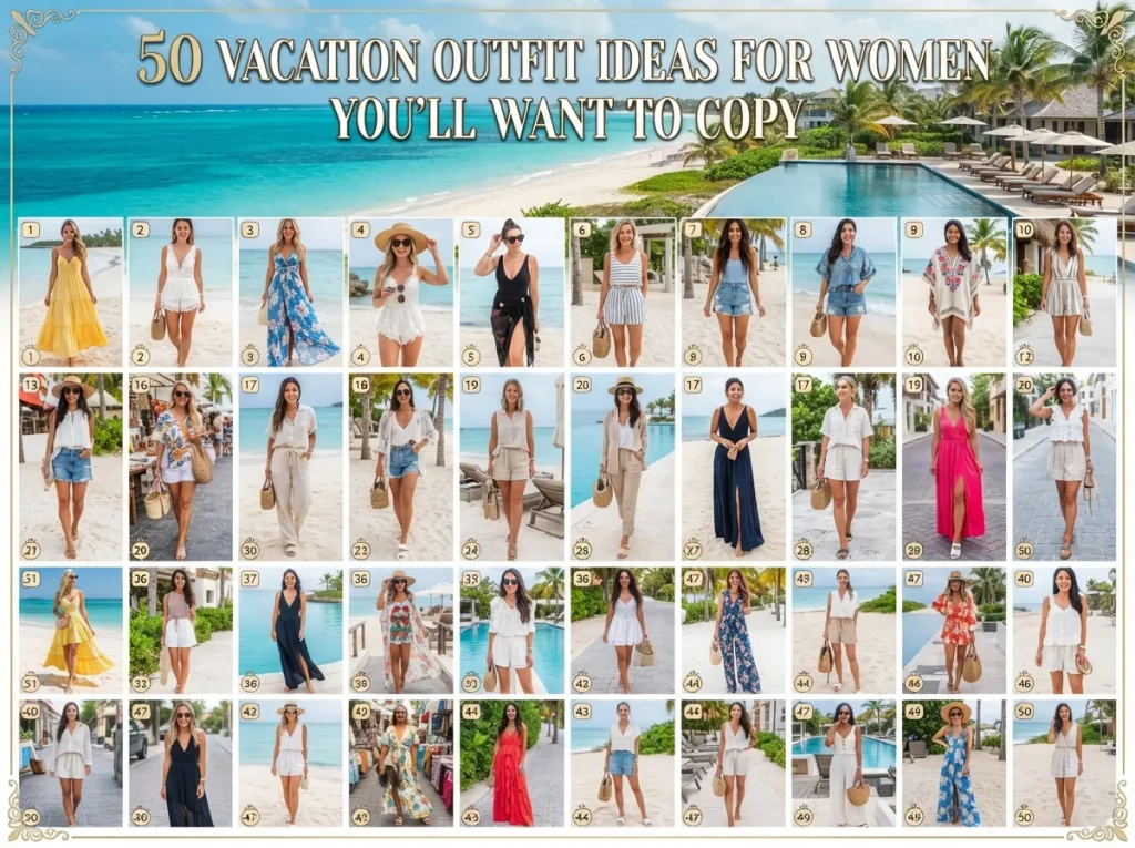 50 Vacation Outfit Ideas for Women