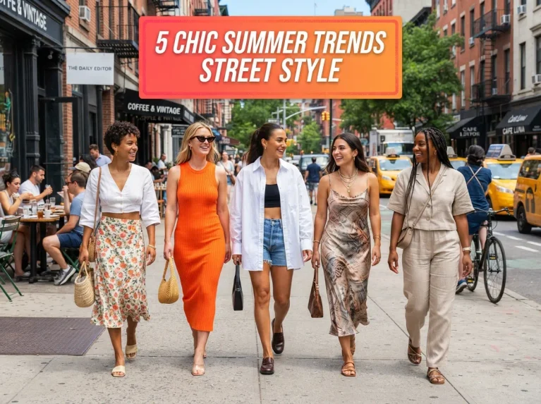 5 Chic Summer Trends Street Style