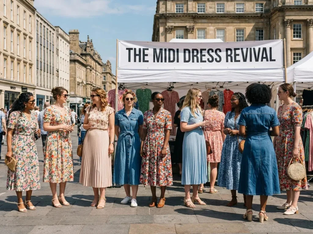 The Midi Dress Revival