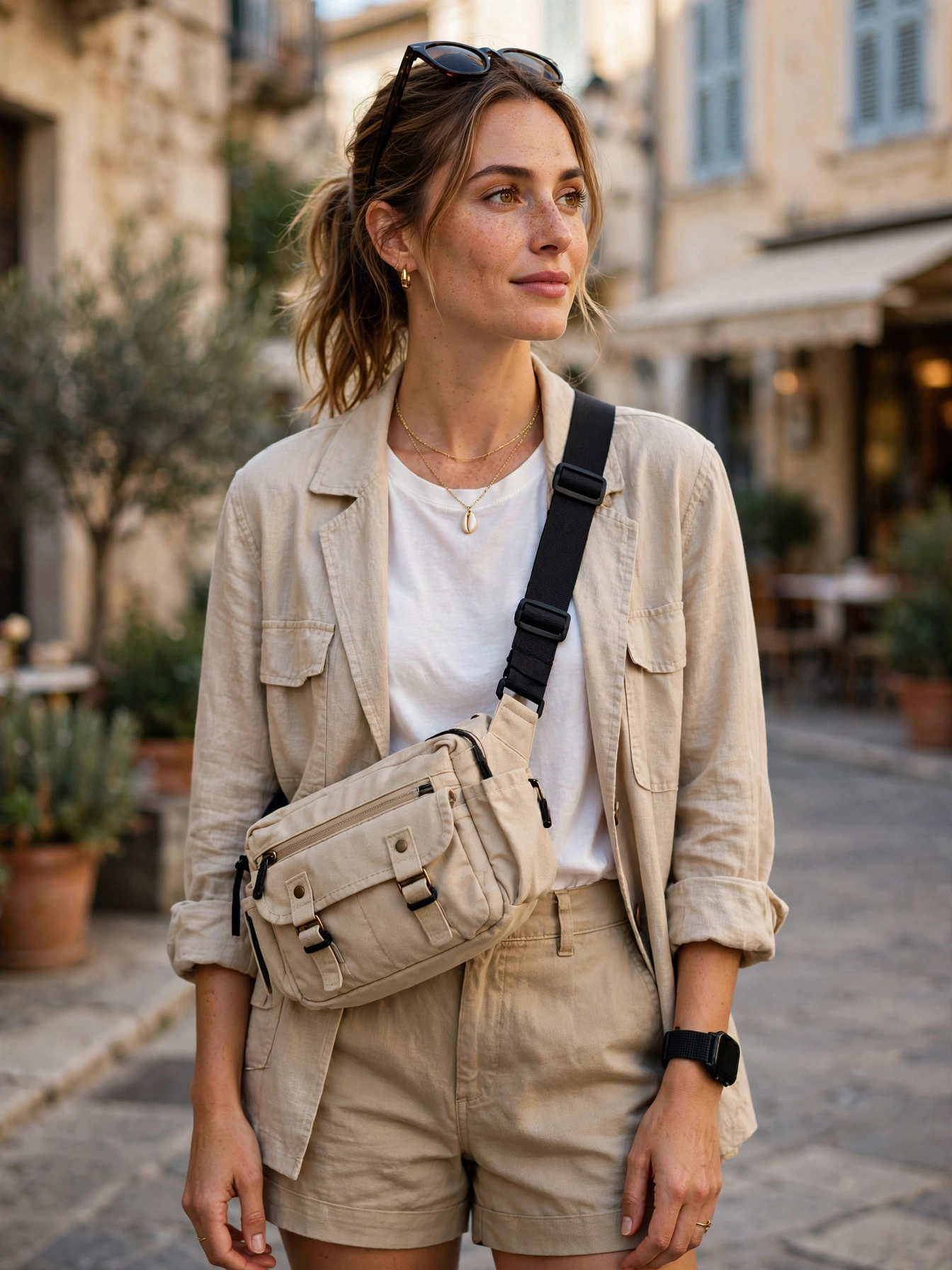 A crossbody bag that keeps your hands free