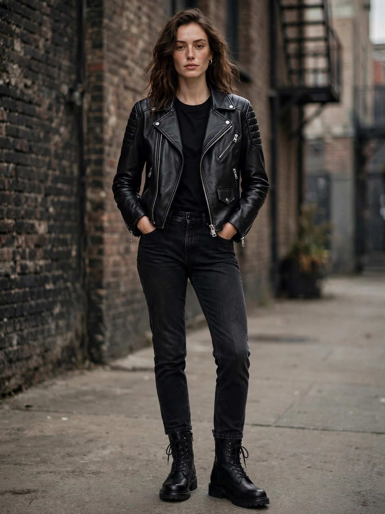 Invest in the jacket and boots. These two pieces define the aesthetic. Good leather (or quality faux) and solid boots pay for themselves in cost-per-wear.