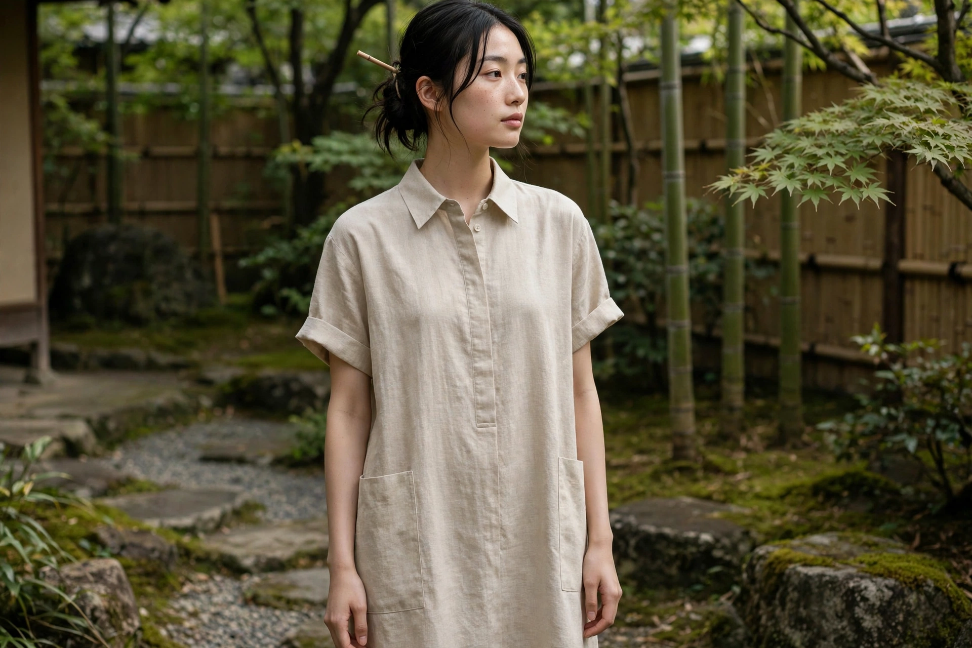 One-piece dressing.