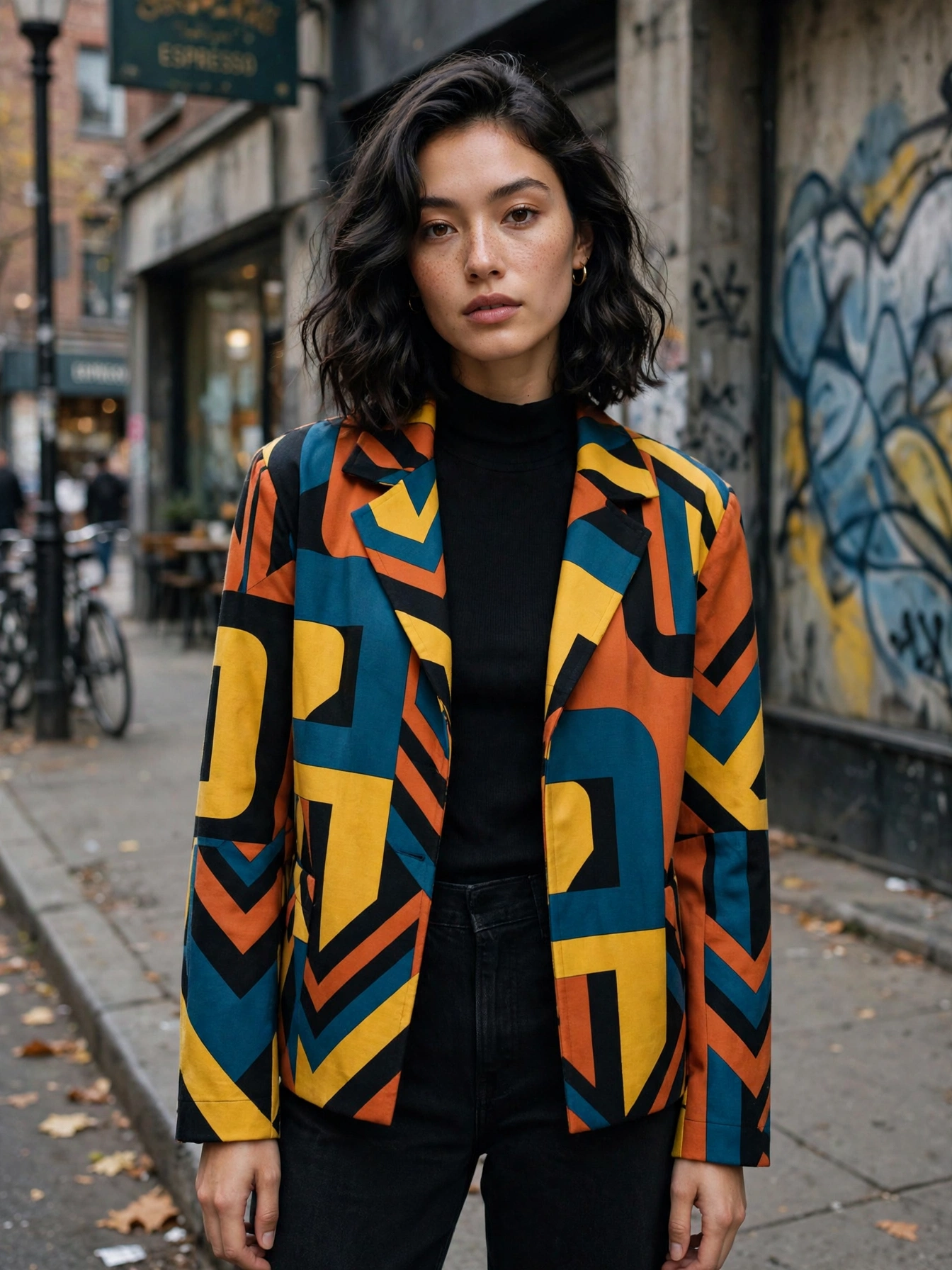 One statement layer max. If your jacket is bold, keep the rest simple. Let one piece do the talking.