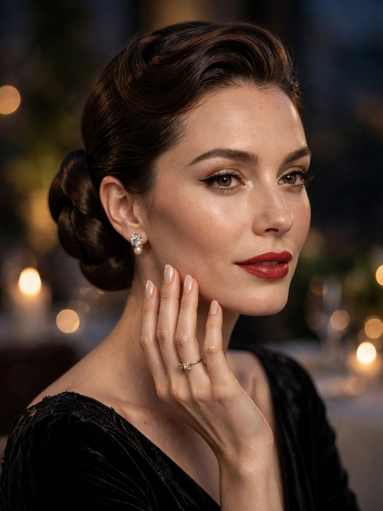 Finish with polish. The difference between “nice outfit” and “stunning” is grooming: neat hair (an updo instantly elevates any formal look), a classic makeup look, and manicured nails. These cost little but signal that you understood the assignment. Keep a mini emergency kit — blotting papers, a sewing kit, band-aids for new heels — in your clutch.