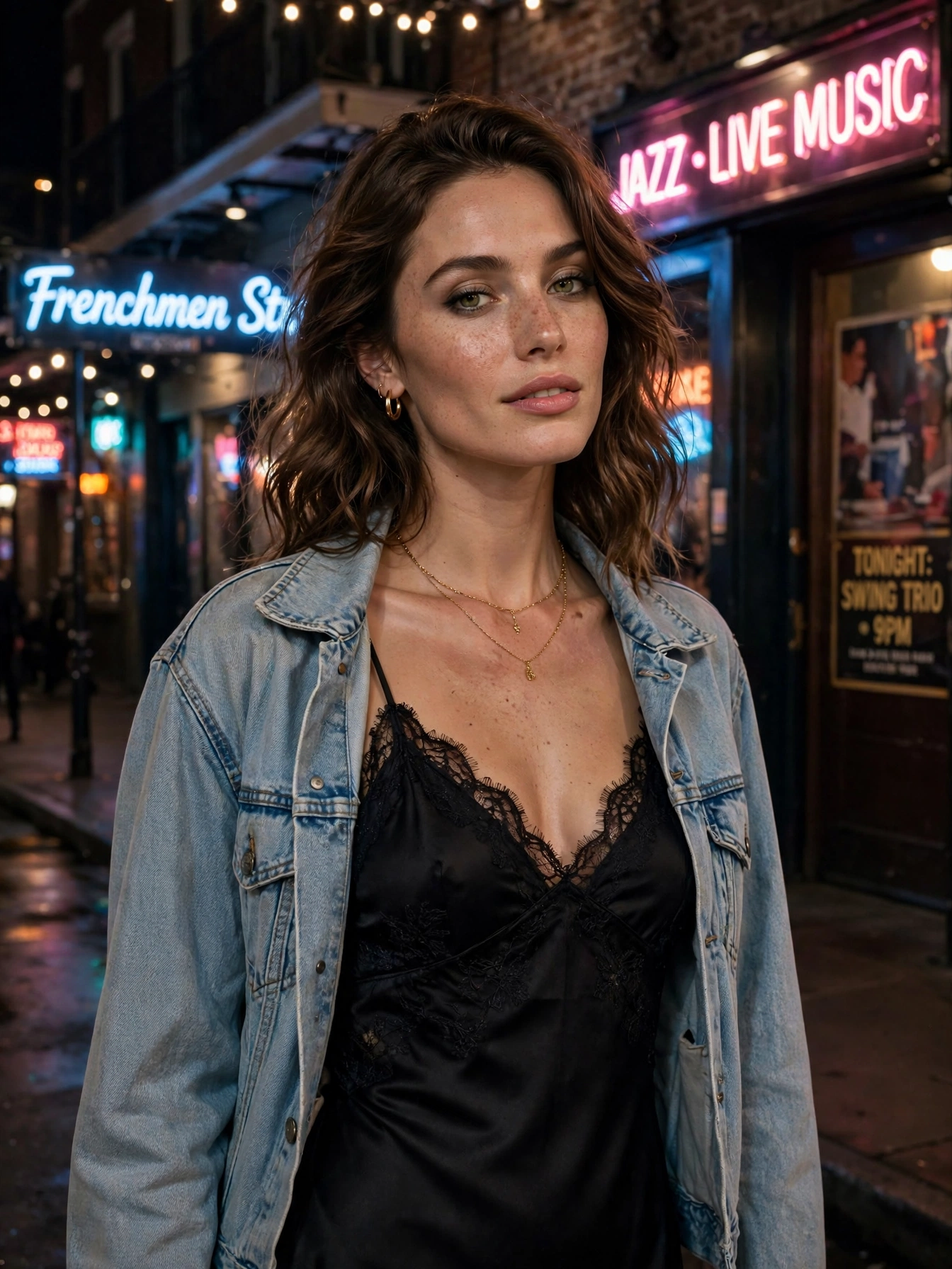 Bourbon vs. Frenchmen. Quick style guide: Bourbon Street is anything-goes casual — jeans and a cute top fit right in. Frenchmen Street's jazz clubs skew a touch dressier. When in doubt, dress for Frenchmen; you'll never feel overdressed anywhere in this town.