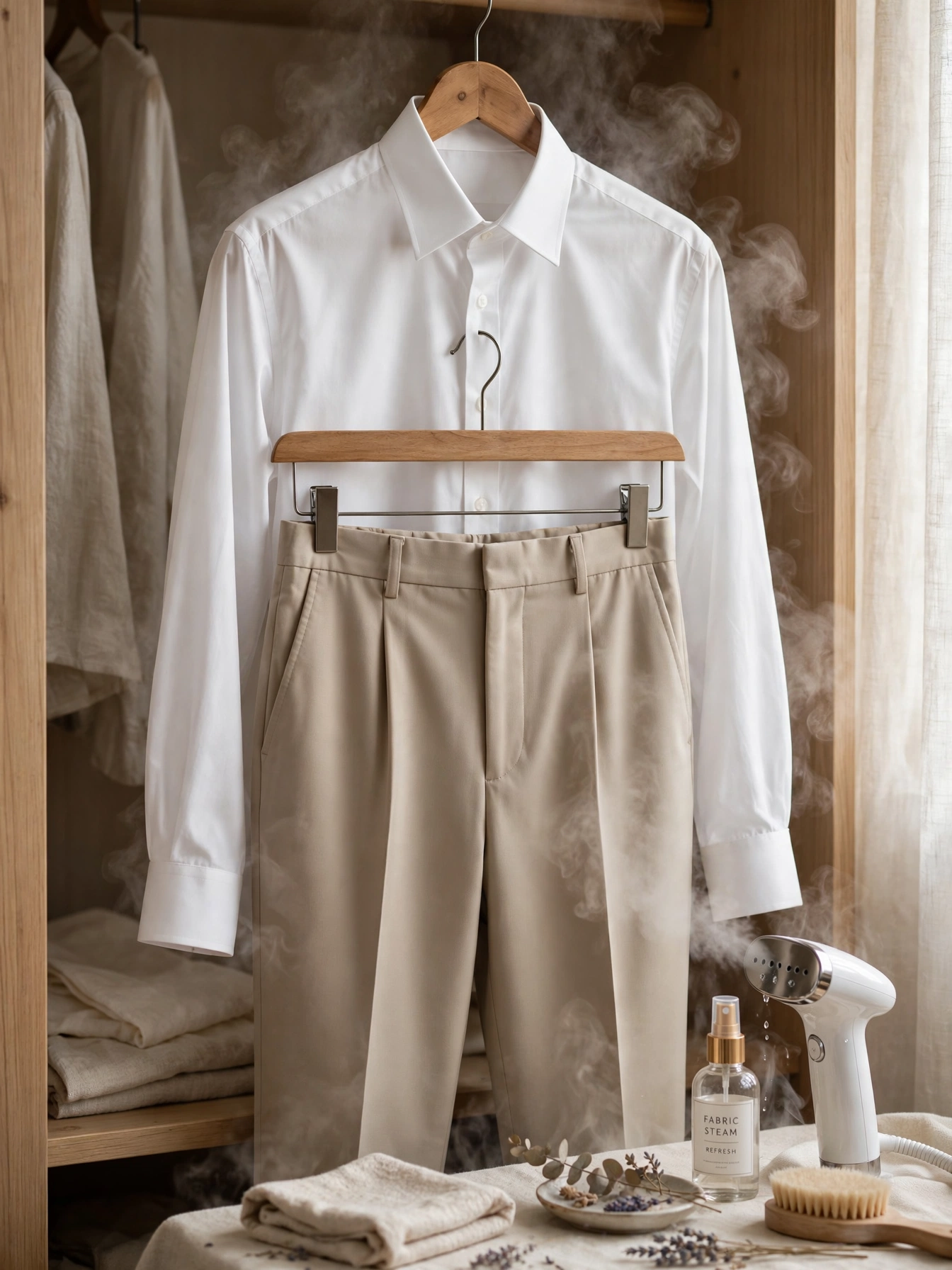 Press everything. Steam or iron your clothes. Wrinkles ruin the illusion of ease instantly.